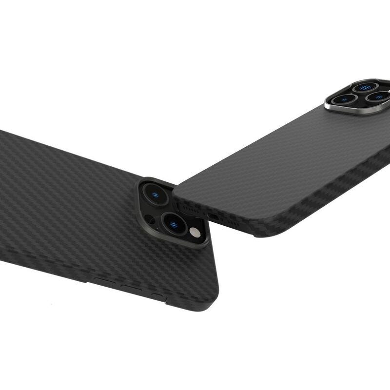 Levelo Sergei 1500D Aramid Fiber Case-iPhone 16 Pro Max-Matte Black