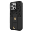 Levelo Morphix Gripstand Case With Cardholder-iPhone 16 Pro-Black