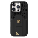 Levelo Morphix Gripstand Case With Cardholder -iPhone 16 Pro Max -Black