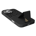 Levelo Morphix Gripstand Case With Cardholder -iPhone 16 Pro Max -Black