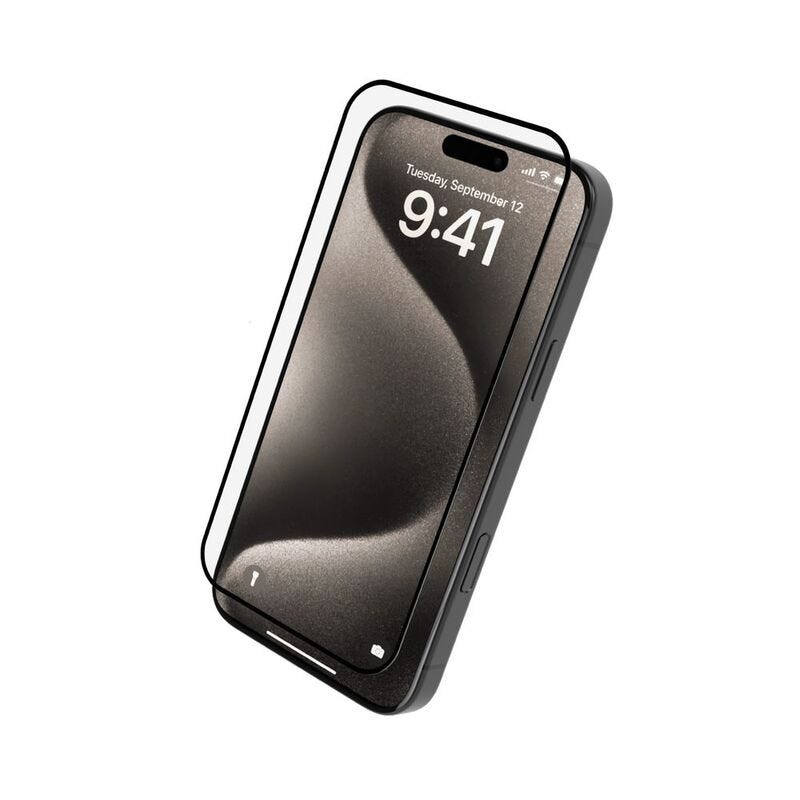 Levelo 3D Resin Glue High Silicone Aluminum Glass HD Screen Protector -iPhone 16 Plus- Clear