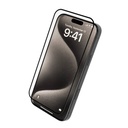 Levelo 3D Resin Glue High Silicone Aluminum Glass HD Screen Protector- iPhone 16 Pro - Clear