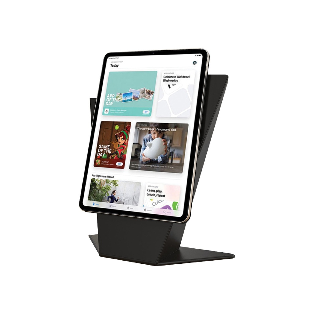Smartix Premium Magnetic VersaGrip Case for iPad Air 11" M2 Black/Univ.