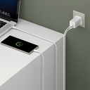 Smartix Premium Compact UK Wall Adaptor 65W GaN White