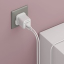 Smartix Premium Compact UK Wall Adaptor 45W GaN White