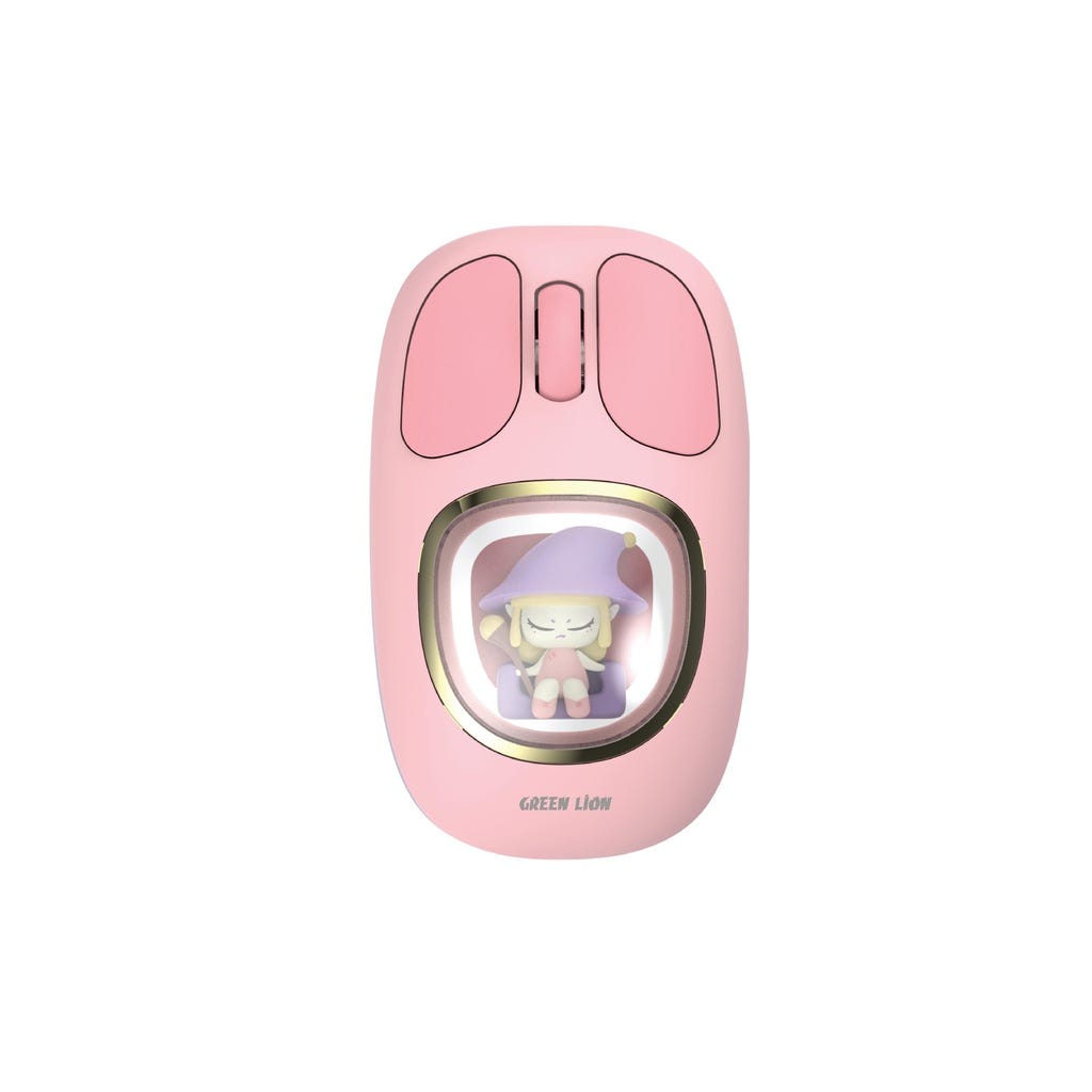 Green Lion Moosh Wireless Mouse Pink