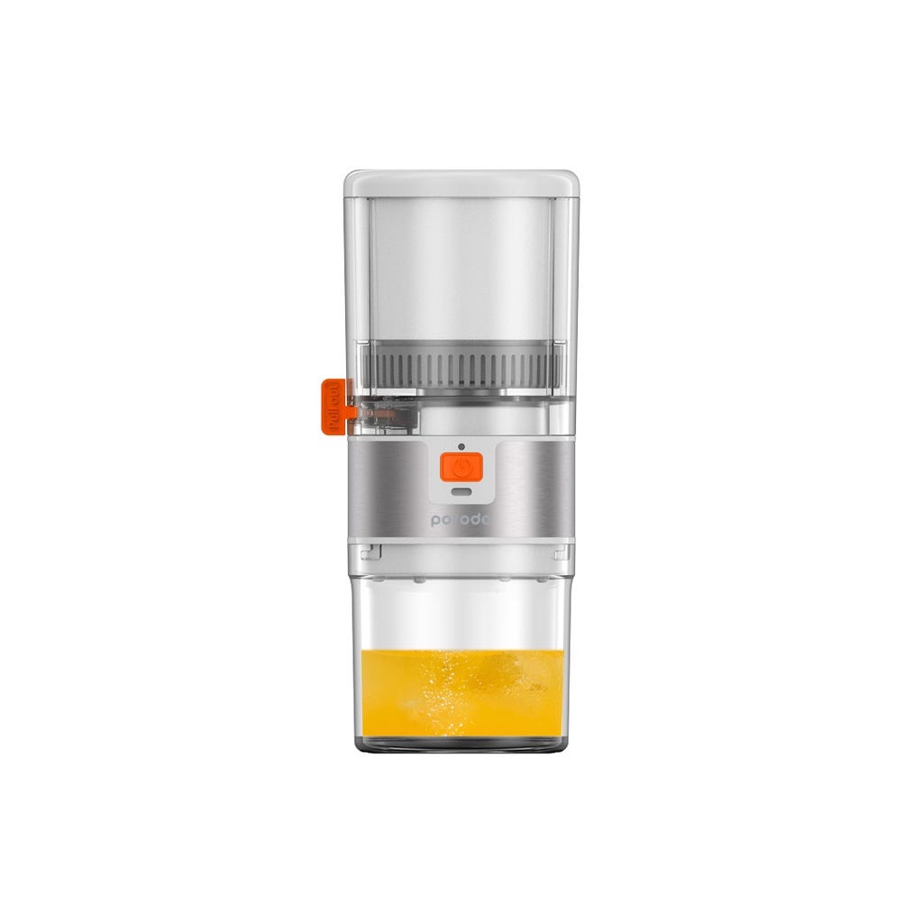 Porodo Lifestyle Portable Citrus Juicer Efficient Juice Extraction White
