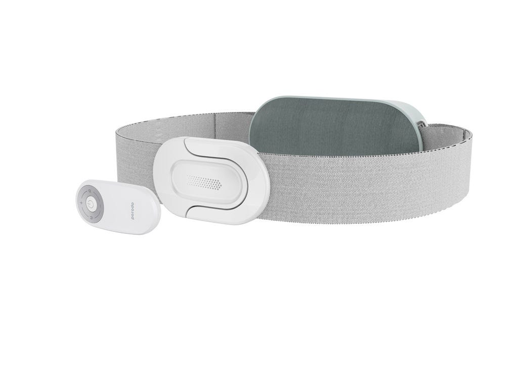 Porodo Lower Back & Legs Therapeutic Massager White