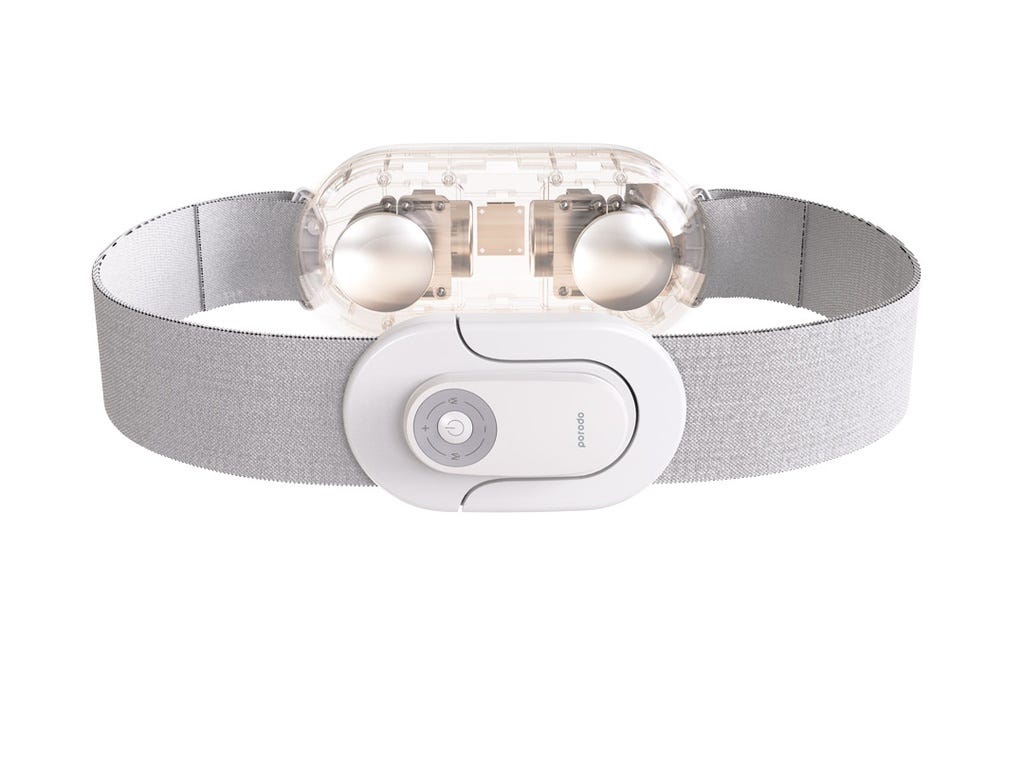 Porodo Lower Back & Legs Therapeutic Massager White