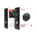 Porodo Wireless Carplay & 4G Router Convert Wired to Wireless Supports Split Screen Black