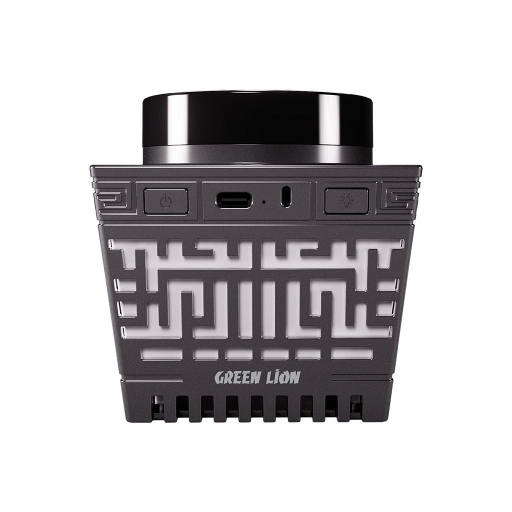Green Lion Moon Bakhour QuranÂ Speaker Black