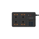 Green Lion Power Socket 7 USB-A Port & 1 PD Port Black