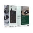 Green Lion Power Socket 7 USB-A Port & 1 PD Port Black