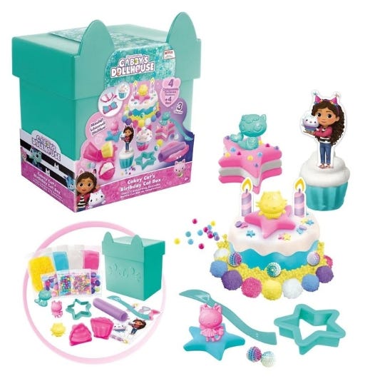 GABBY'S DOLLHOUSE - CAKEY CAT BIRTHDAY CAT BOX