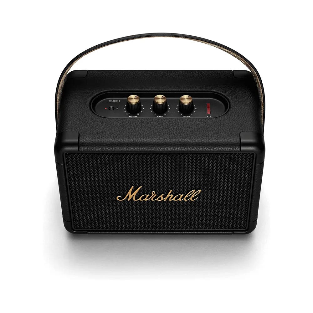 MARSHALL 1006129 KILBURN BT II PORTABLE SPEAKER BLACK AND BRASS
