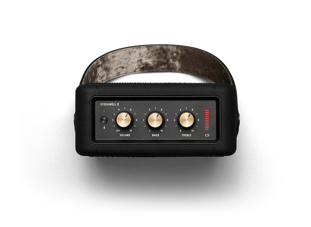 MARSHALL 1005544 STOCKWELL II BLACK AND BRASS
