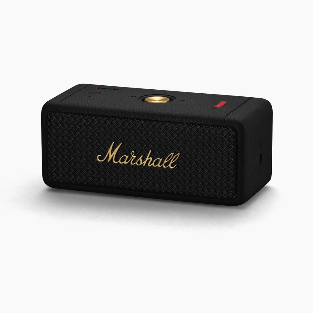 MARSHALL 1006786 EMBERTON II PORTABLE SPEAKER BLACK AND BRASS
