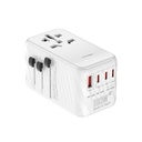HYPHEN CHARGEPOINT GaN Universal Travel Adaptor 100W - White