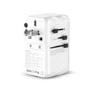 HYPHEN CHARGEPOINT GaN Universal Travel Adaptor 100W - White