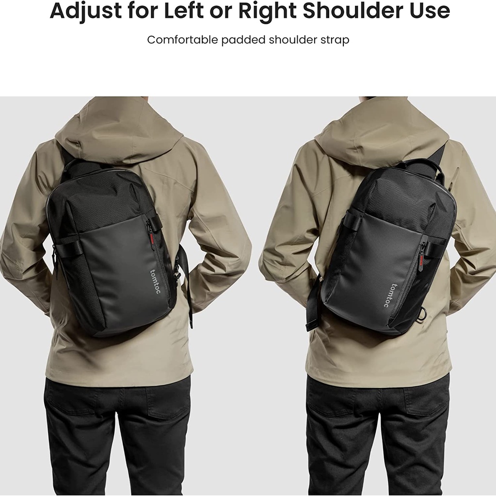 TOMTOC Navigator-T24 14'/7L Sling Bag Black