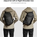 TOMTOC Navigator-T24 14'/7L Sling Bag Black