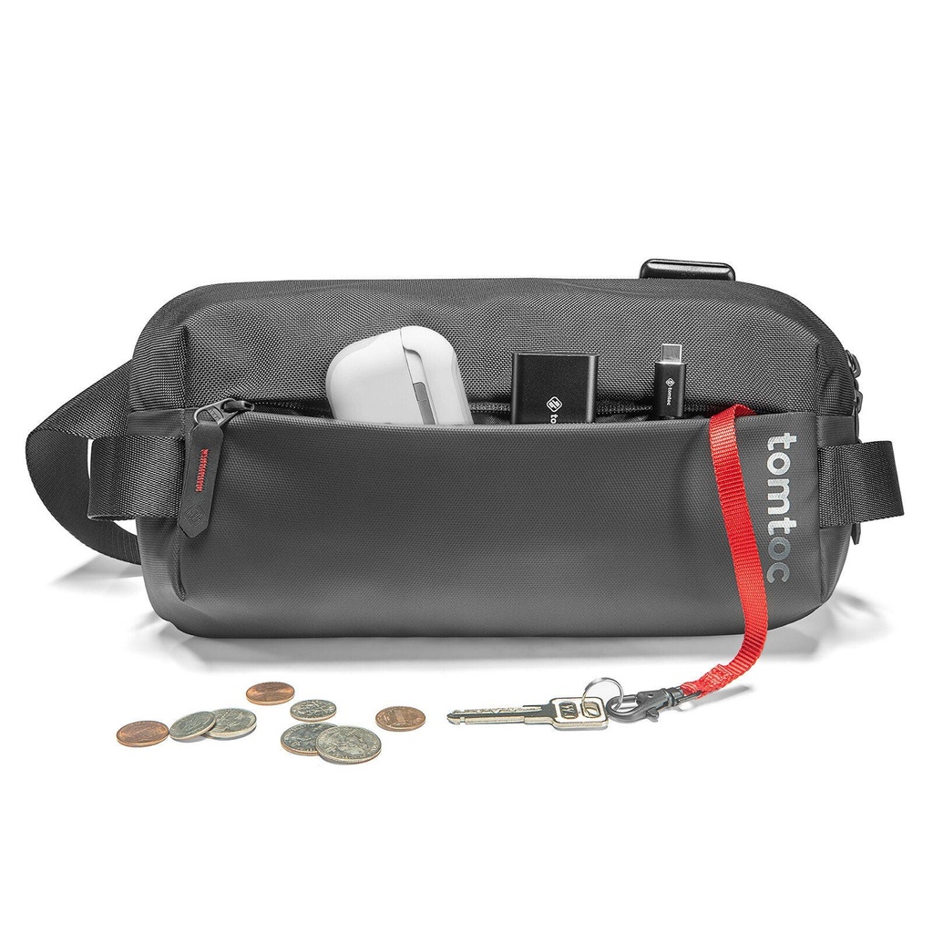 TOMTOC Explorer-T21 8.3'/4L Sling Bag S Black
