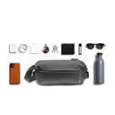 TOMTOC Explorer-T21 8.3'/4L Sling Bag S Black