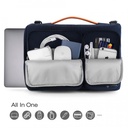 TOMTOC Defender-A42 13.5-14' Laptop Briefcase Navy Blue