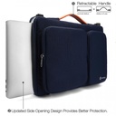 TOMTOC Defender-A42 13.5-14' Laptop Briefcase Navy Blue