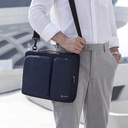 TOMTOC Defender-A42 13.5-14' Laptop Briefcase Navy Blue