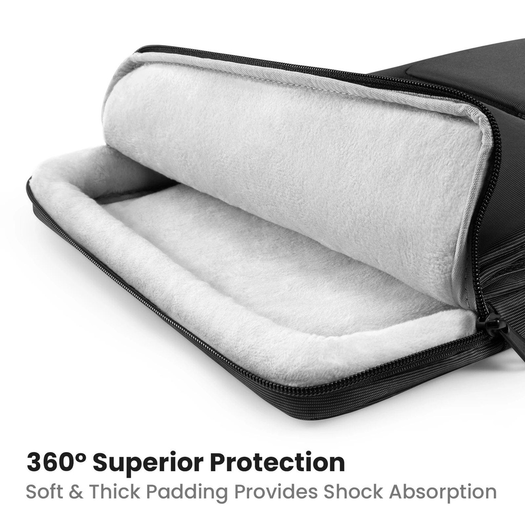 TOMTOC Defender-A42 13.5-14' Laptop Briefcase Black