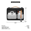 TOMTOC Defender-A42 13.5-14' Laptop Briefcase Black