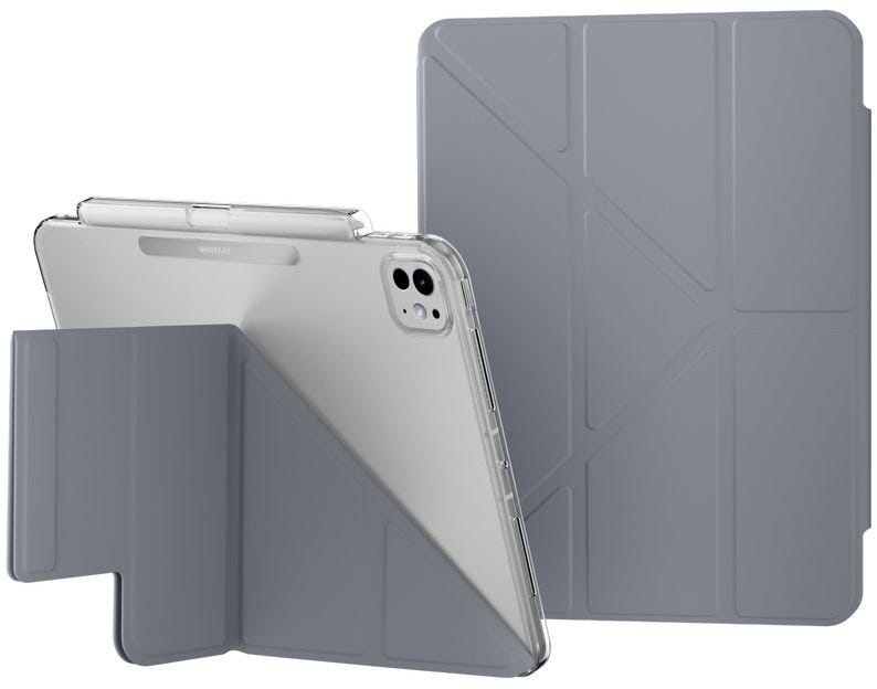 MAGEASY Facet Case with Pencil Holder for 2024 iPad Air 11"/2022~2020 iPad Air 10.9"/2022~2018 iPad Blue