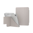 MAGEASY Facet Case with Pencil Holder for 2024 iPad Pro 11"-Starlight White