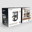 LePresso Barista Espresso Machine Automatic Milk Frother & Flow Meter Black