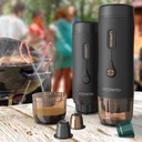 LePresso Momento 2.0 Portable Espresso Ground & Nespresso Compatible Black