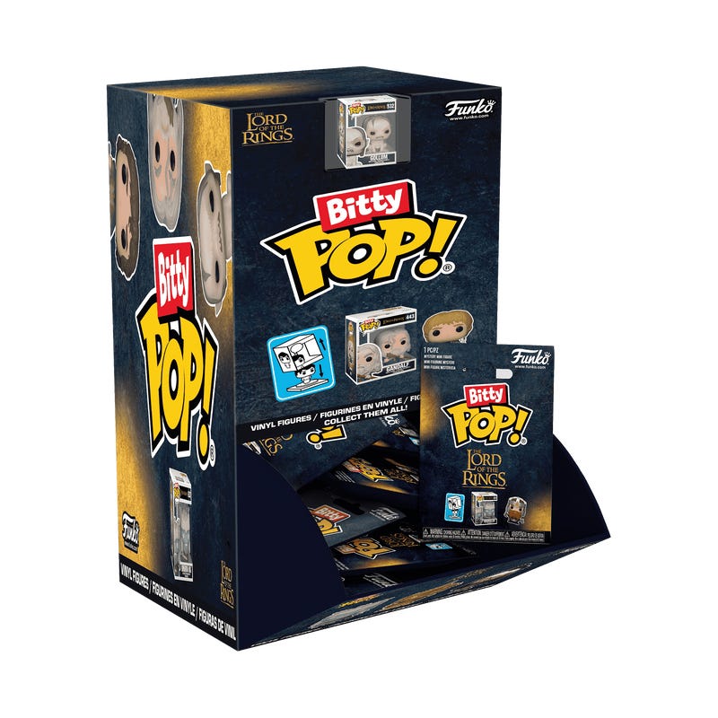 Bitty Pop! Movies: The Lord of the Rings Singles 32 PC PDQ