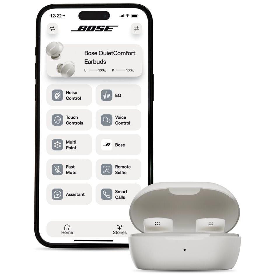 BOSE QUIETCOMFORT EARBUDS - WHITE SMOKE