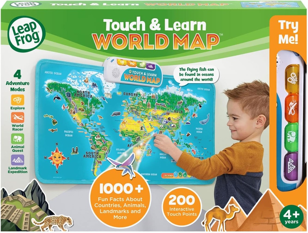Leapfrog Touch & Learn World Map Board