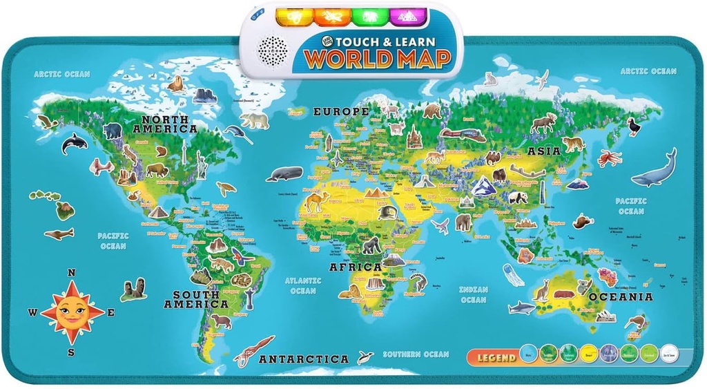Leapfrog Touch & Learn World Map Board