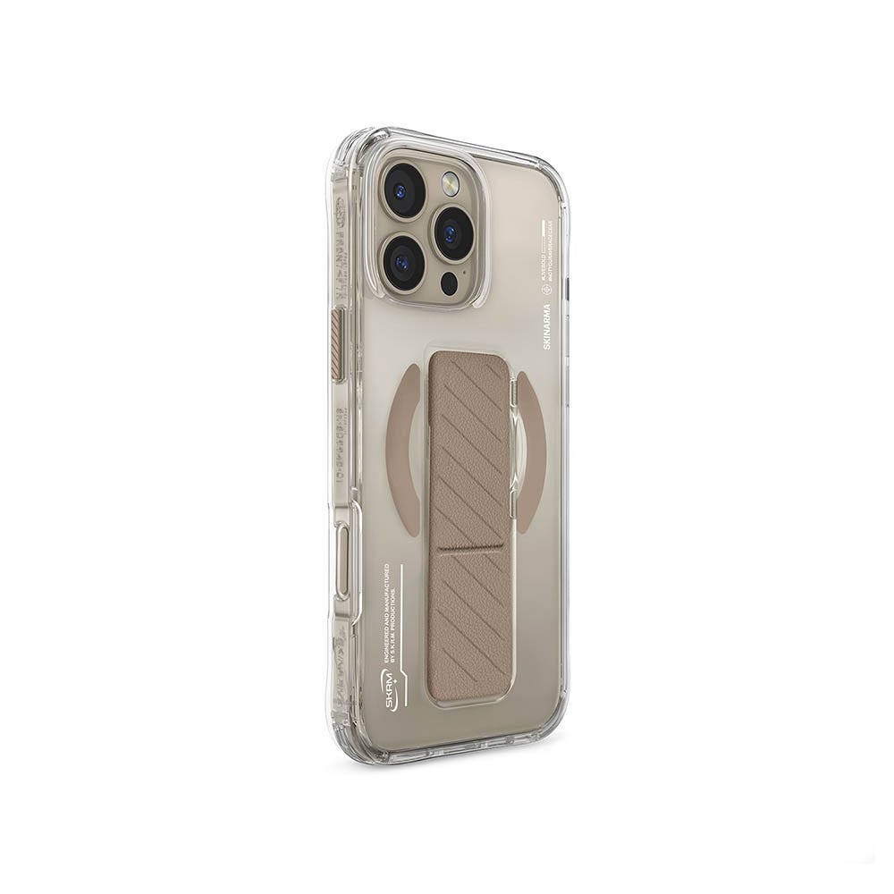 SKINARMA IPHONE 16 PRO 6.9 (2024) AXON (MAG-CHARGE + GRIP-STAND) GOLD