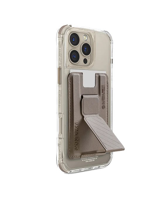 SKINARMA IPHONE 16 PRO 6.9 (2024) SAIDO MAG-CHARGE (PRIME EDITION) + KADO MAGNETIC CARDHOLDER GLD