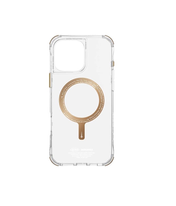SKINARMA IPHONE 16 PRO 6.3 (2024) SAIDO MAG-CHARGE (PRIME EDITION) + KADO MAGNETIC CARDHOLDER GLD