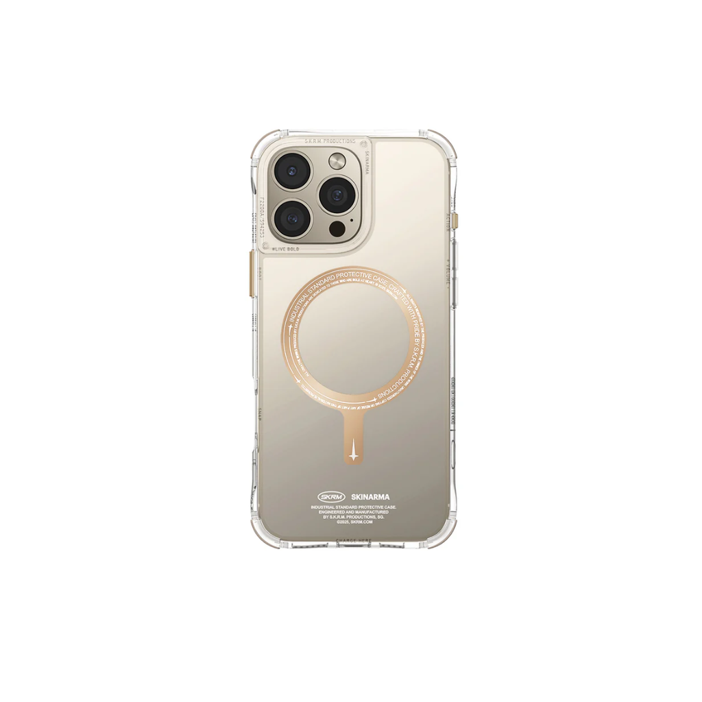 SKINARMA IPHONE PRO 6.3" (2024) SAIDO MAG-CHARGE (PRIME EDITION) TITANIUM