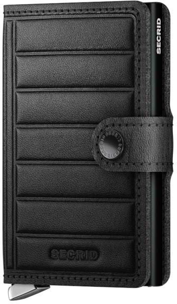 Miniwallet Emboss Lines Black MEl-Black