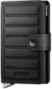 Miniwallet Emboss Lines Black MEl-Black