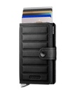 Miniwallet Emboss Lines Black MEl-Black