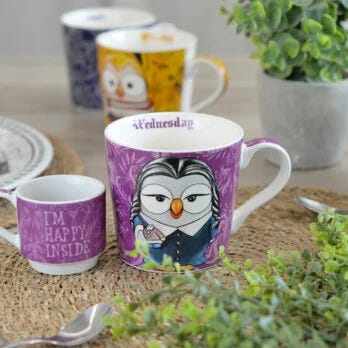 MUG THE ADDAMS FAMILY MERCOLEDI' ML. 430