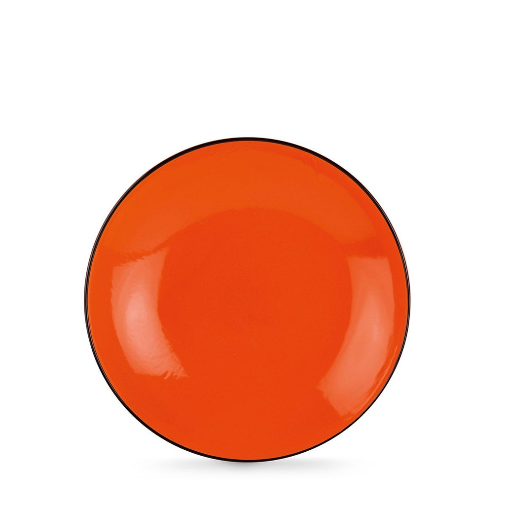 SET 6 PIATTI FONDI COCORICO' ARANCIO DM 20