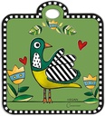 TRIVET COCORICO' GREEN CM 16X18